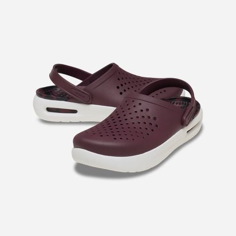 Crocs - Xăng Đan Nam Nữ Inmotion Marbled Clog Heritage Red