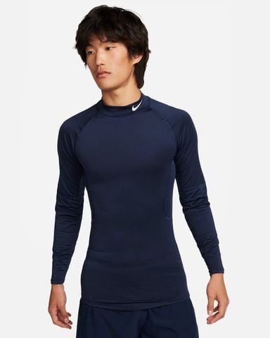 Nike - Áo ôm tay dài thể thao Nam Nike Pro Men's Dri-FIT Fitness Mock-Neck Long-Sleeve Top
