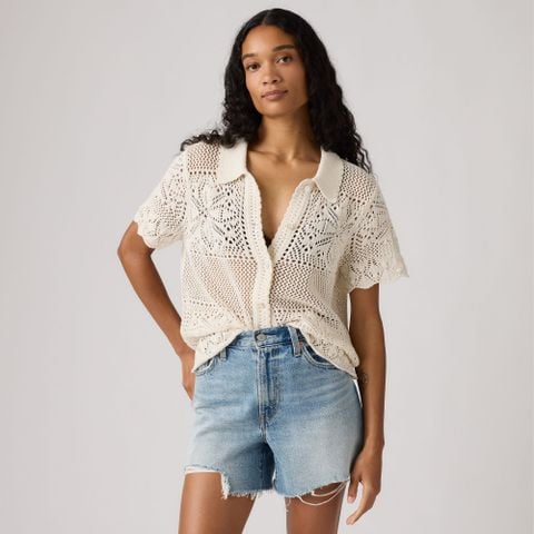 Levi's - Áo Sơ Mi Nữ Susanna Floral Crochet Shirt