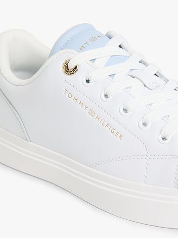 Tommy Hilfiger - Giày Sneakers Nữ Leather Metallic Logo Cupsole Trainers