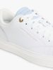 Tommy Hilfiger - Giày Sneakers Nữ Leather Metallic Logo Cupsole Trainers