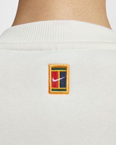 Nike - Áo Nỉ Tay Dài Thể Thao Nữ Tennis NikeCourt Collection Fleece Crew