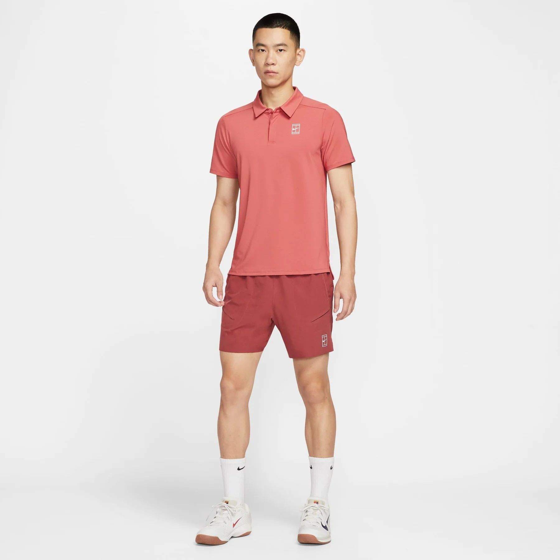 Nike - Áo polo tay ngắn có cổ Nam NikeCourt Advantage Men's NikeCourt Polo
