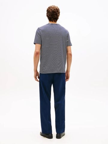 Tommy Hilfiger - Áo Thun Tay Ngắn Nam Stripe Flag Embroidery Crew Neck T-Shirt