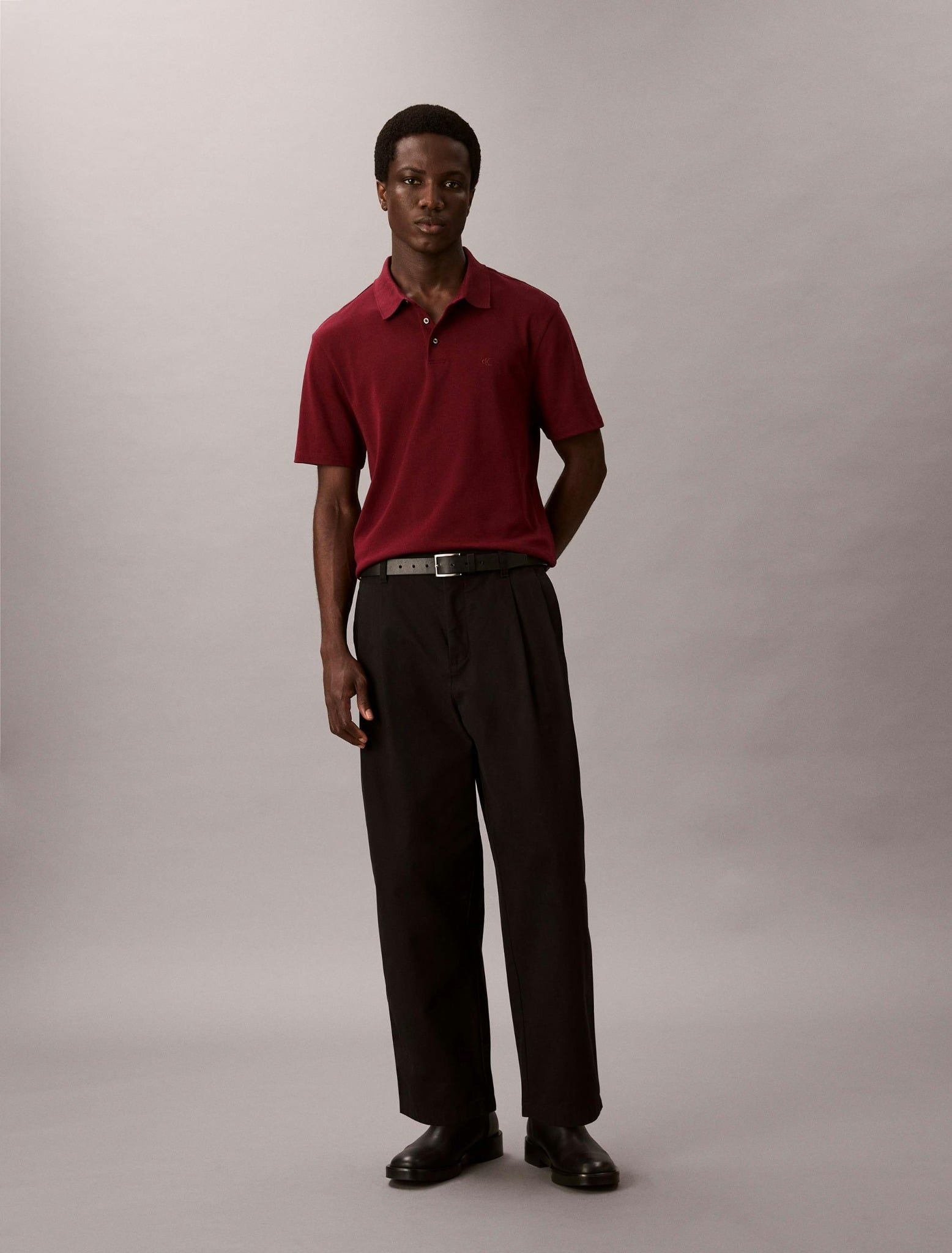 Calvin Klein - Áo polo tay ngắn nam Pima Cotton Polo Shirt