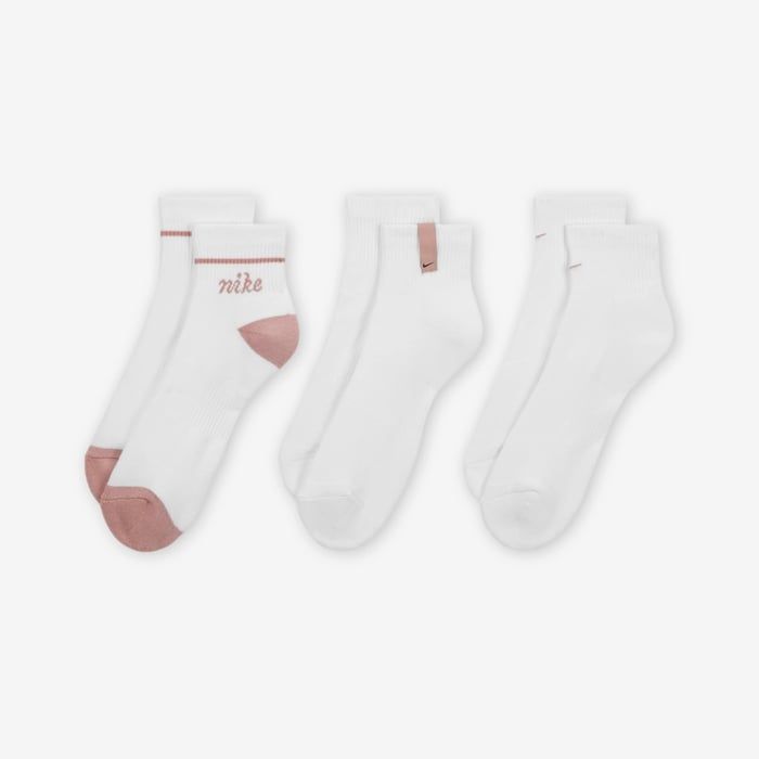 Nike - Vớ thể thao cổ thấp (3 đôi) Nam Nữ Everyday Plus Cushioned Ankle Socks (3 Pairs)