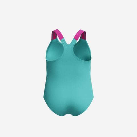 Speedo - Đồ bơi bé gái Digital Printed Blue One Piece - 3