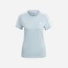 adidas - Áo thun thời trang Nữ Women's Adidas Essentials Slim 3-Stripes T-Shirt - Blue