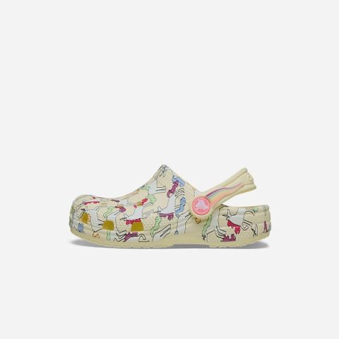 Crocs - Giày Trẻ Em Classic Unicorn Graphic Clog T