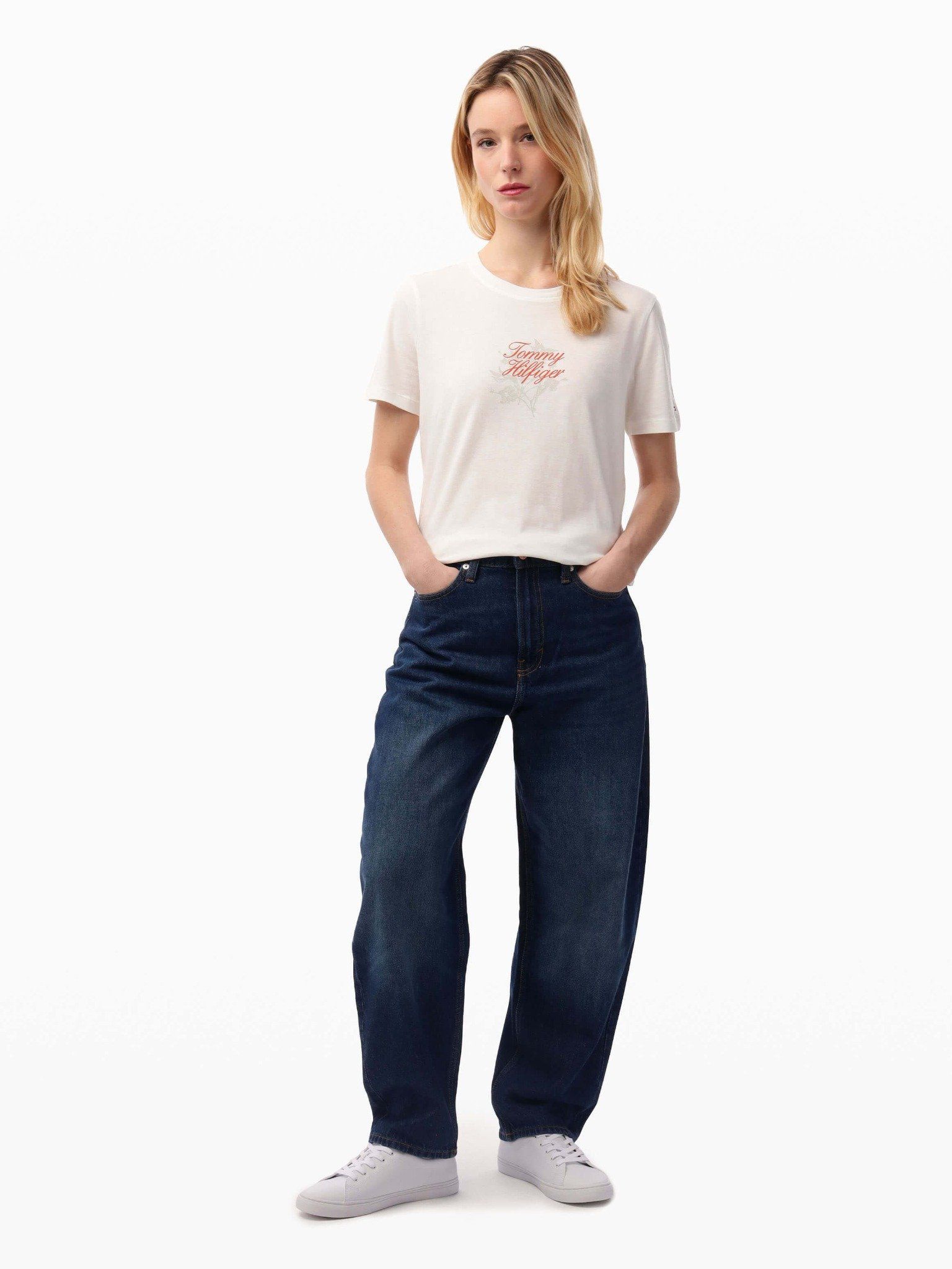 Tommy Hilfiger - Áo phông tay ngắn nữ Regular Graphic Tee