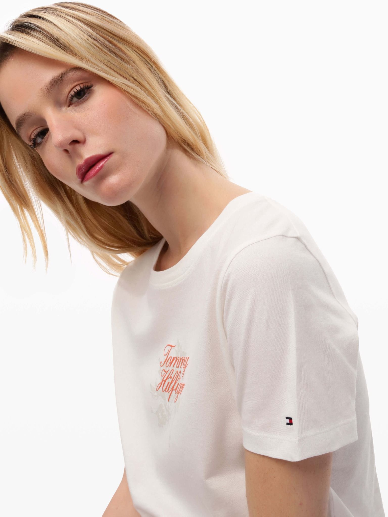 Tommy Hilfiger - Áo phông tay ngắn nữ Regular Graphic Tee