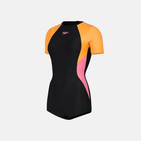Speedo - Đồ Bơi Một Mảnh Nữ Colourblock Splice SS Extra Low Leg