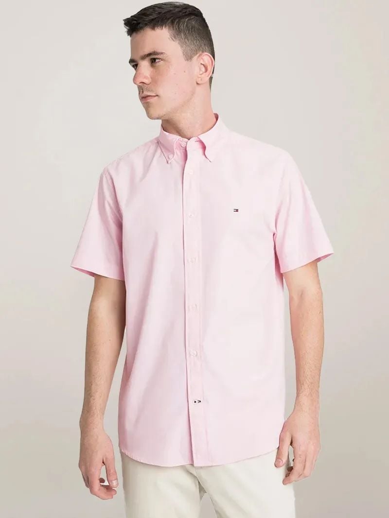 Tommy Hilfiger - Áo sơ mi tay ngắn nam Heritage Oxford Shirt