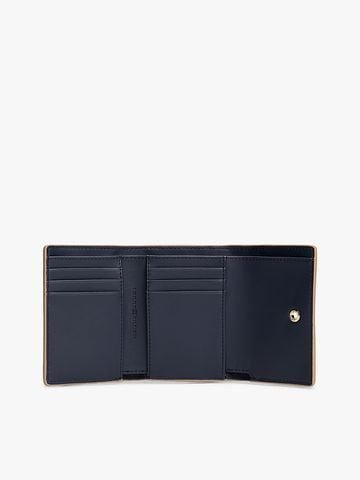 Tommy Hilfiger - Ví Nữ TH Monogram Pebble Grain Trifold Wallet