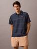 Calvin Klein - Áo polo tay ngắn nam Stripe Relaxed Polo Shirt