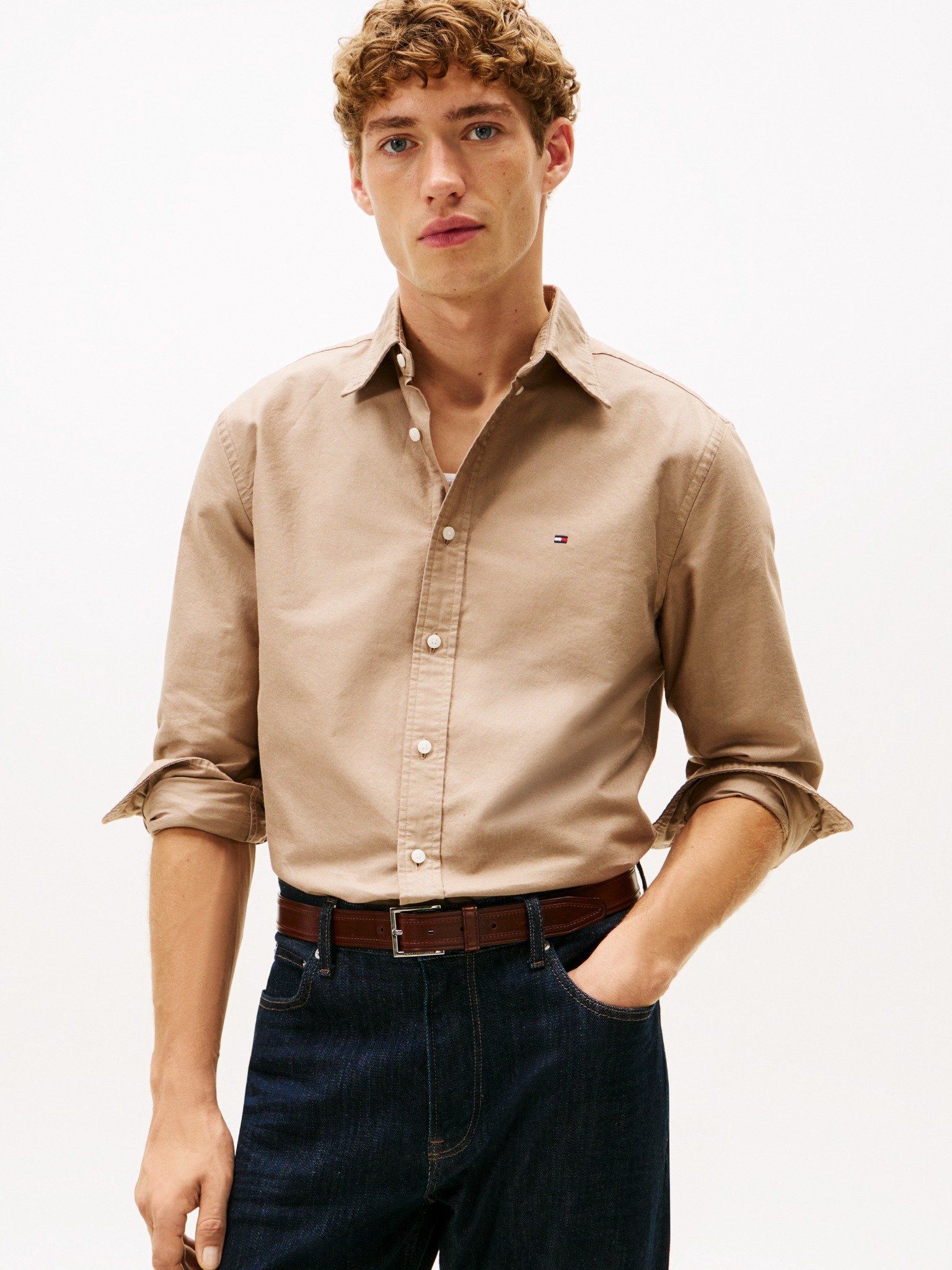 Tommy Hilfiger - Áo sơ mi tay dài nam Asia Fit Heritage Oxford Shirt