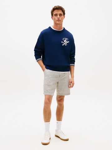 Tommy Hilfiger - Quần Kaki Ngắn Nam Dover Regular Straight Stripe Seersucker Chino Shorts
