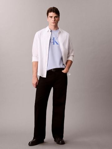Calvin Klein - Áo thun thời trang nam Monogram Logo Tee