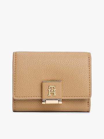 Tommy Hilfiger - Ví Nữ TH Monogram Pebble Grain Trifold Wallet