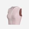 Speedo - Đồ bơi 1 mảnh nữ 2025 Sun Protection Crop Zip Vest Tankini Top