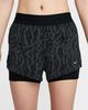 Nike - Quần ngắn thể thao Nữ Nike Swift Women's Dri-FIT Mid-Rise 2-in-1 Printed Running Shorts