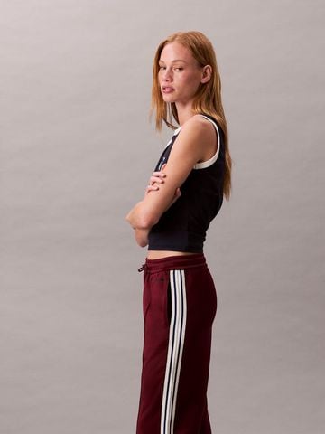 Calvin Klein - Quần dài nữ High Shine French Terry Track Pants - 3