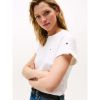 Tommy Hilfiger - Áo thun tay ngắn nữ TH Slim Roll Tab T-Shirt