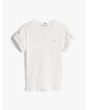 Tommy Hilfiger - Áo thun tay ngắn nữ TH Slim Roll Tab T-Shirt