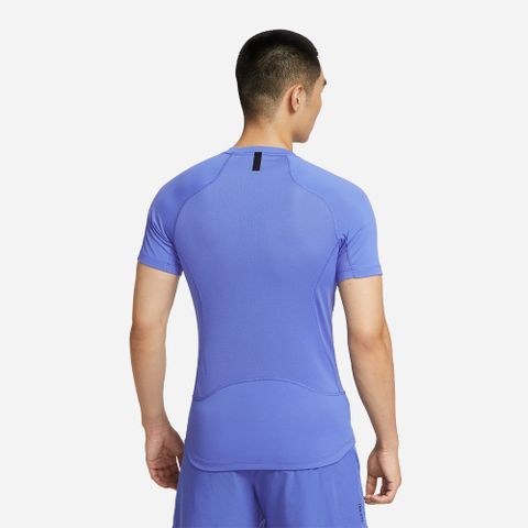 Nike - Áo ôm tay ngắn tập luyện Nam Men's Pro Training Dri-Fit Short-Sleeve T-Shirt - Blue