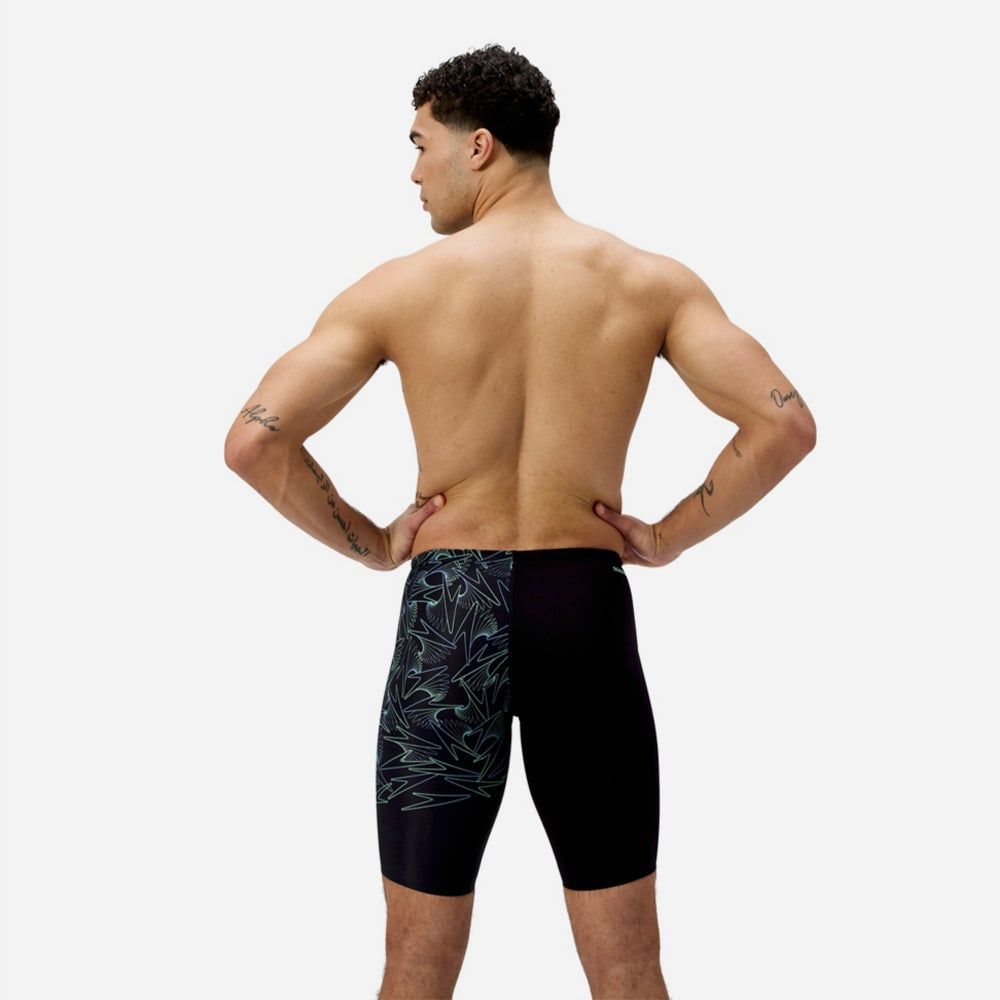 Speedo - Quần bơi nam Hyperboom V-Cut Jam Green Jammers