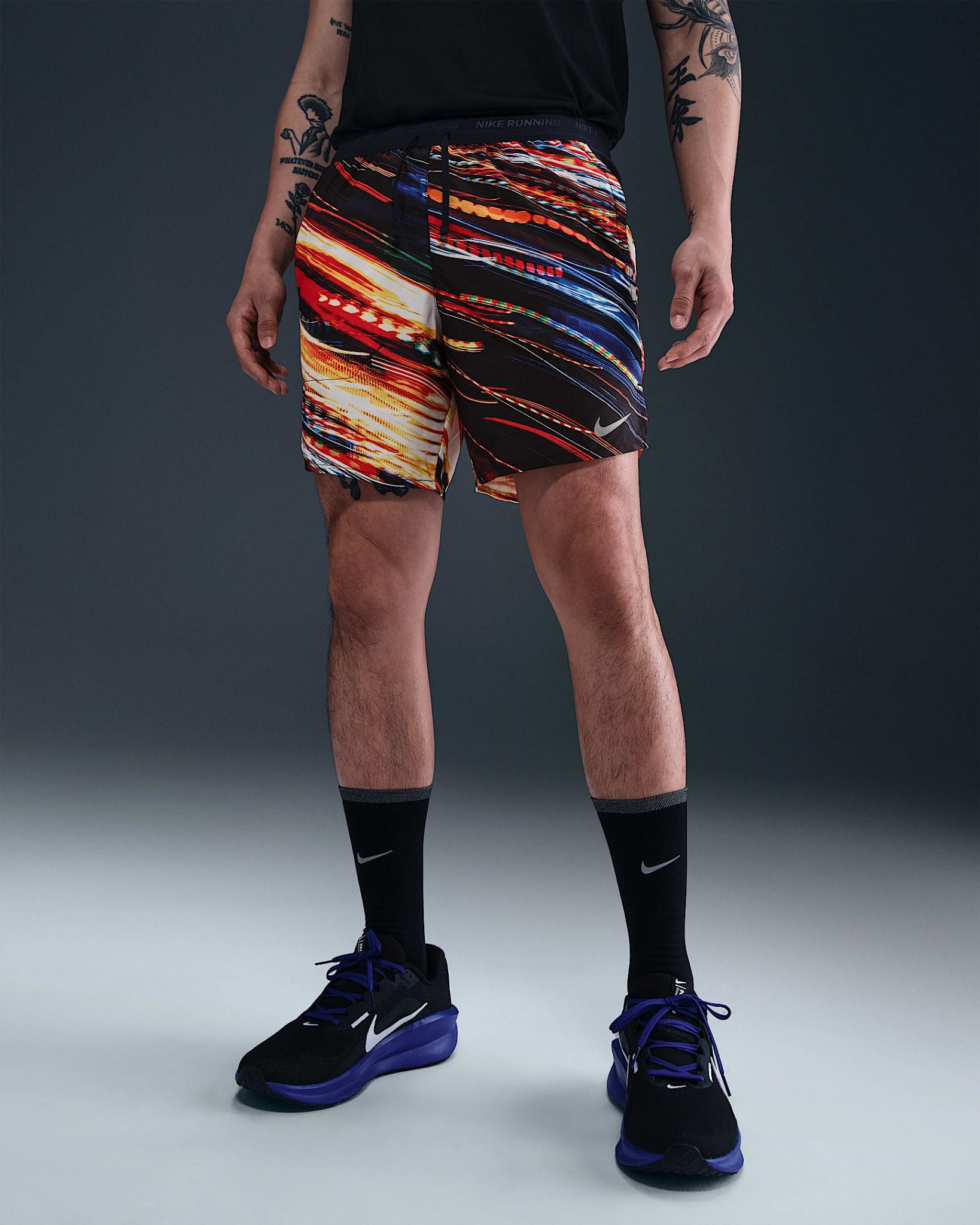 Nike - Quần ngắn thể thao Nam Stride Men's Dri-FIT Briefs-Lined Running Shorts