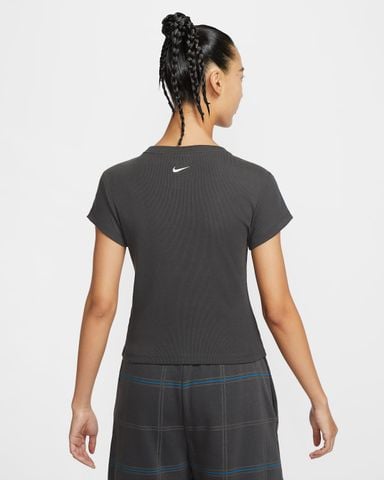 Nike - Áo tay ngắn thể thao Nữ Sportswear Women's Tight Ribbed T-Shirt