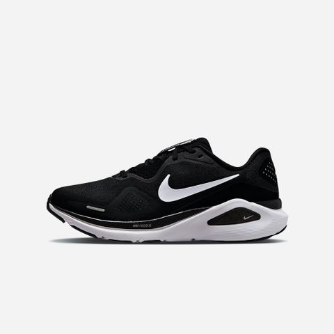 Nike - Giày chạy bộ Nữ Women's Nike Structure 26 Wide Running Shoes - Black