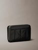 Calvin Klein - Ví câm tay Nữ Emblem Logo Quilted Zip Wallet