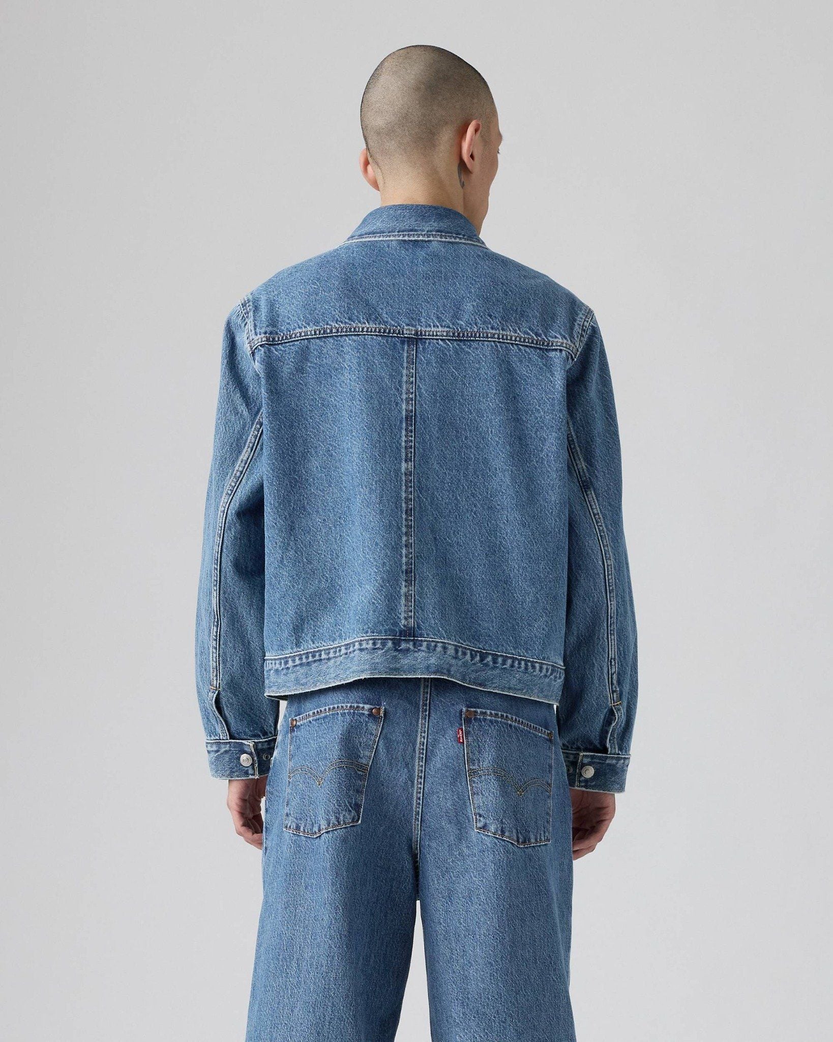 Levi's - Áo khoác jeans nam Twisted Trucker Jacket - Medium Wash
