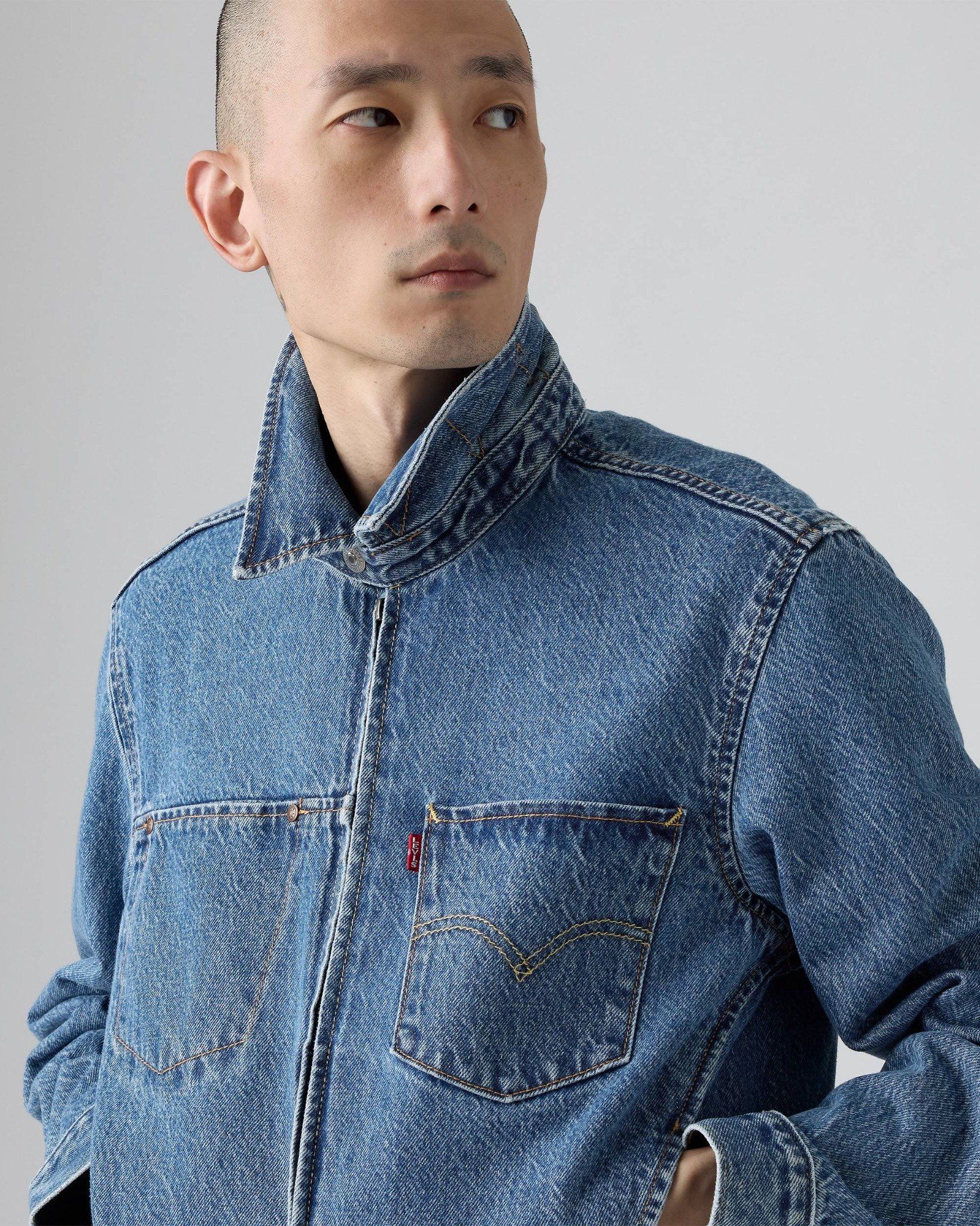 Levi's - Áo khoác jeans nam Twisted Trucker Jacket - Medium Wash