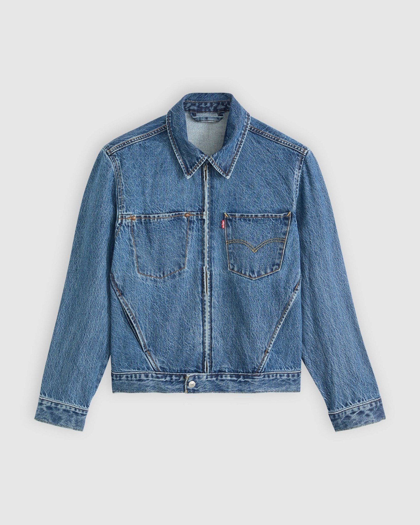 Levi's - Áo khoác jeans nam Twisted Trucker Jacket - Medium Wash