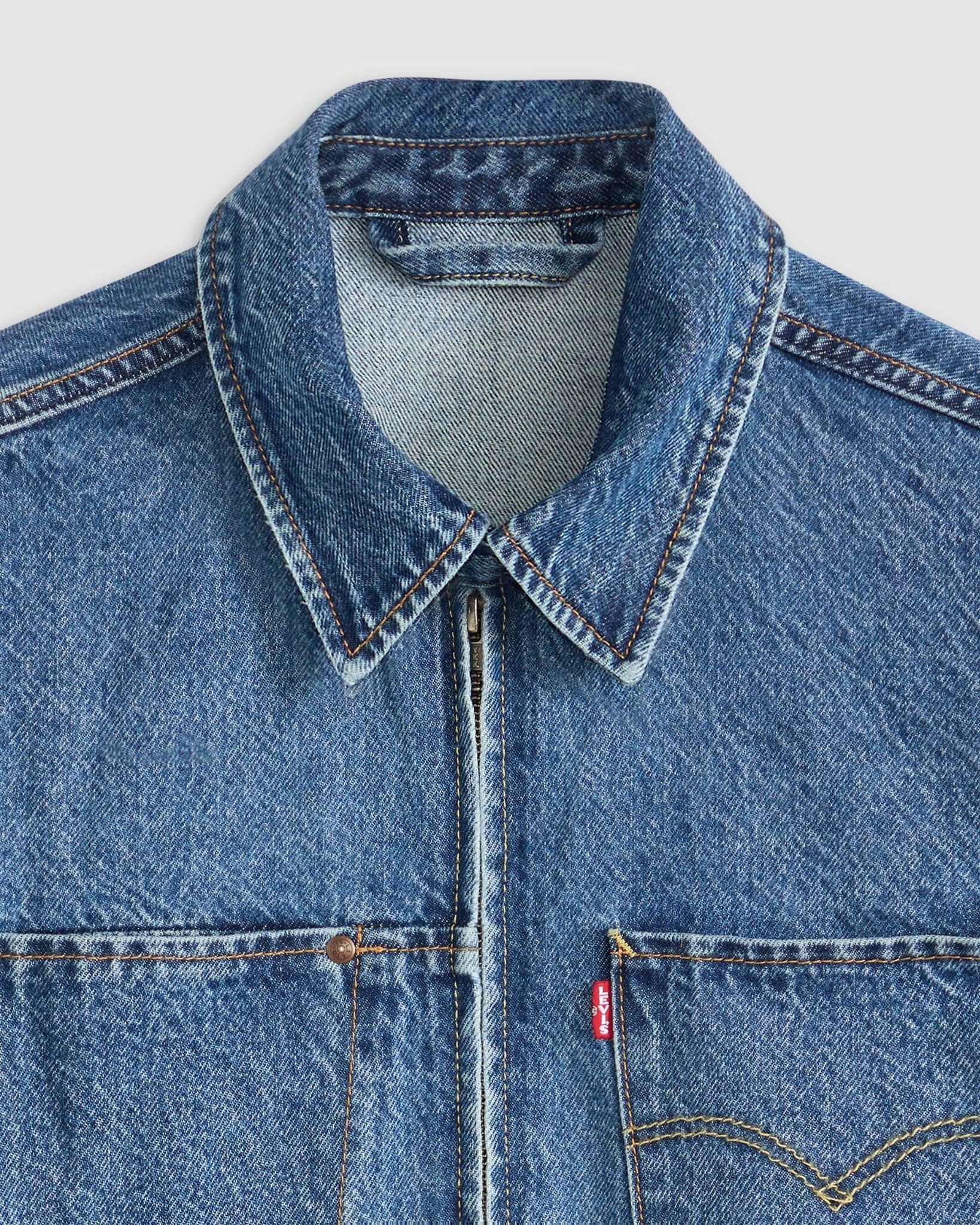 Levi's - Áo khoác jeans nam Twisted Trucker Jacket - Medium Wash