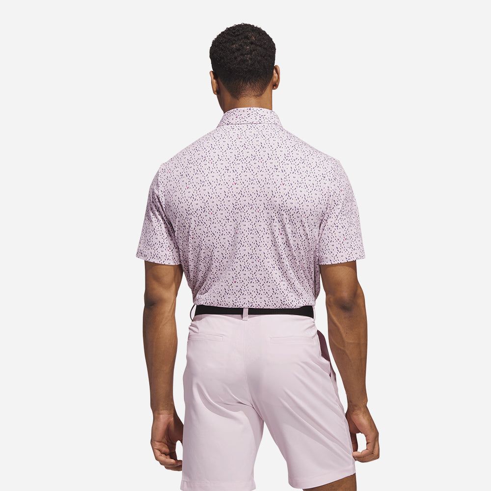 adidas - Áo thun có cổ đánh gôn Nam Men's Ultimate365 Micro Argyle Polo Shirt - Pink