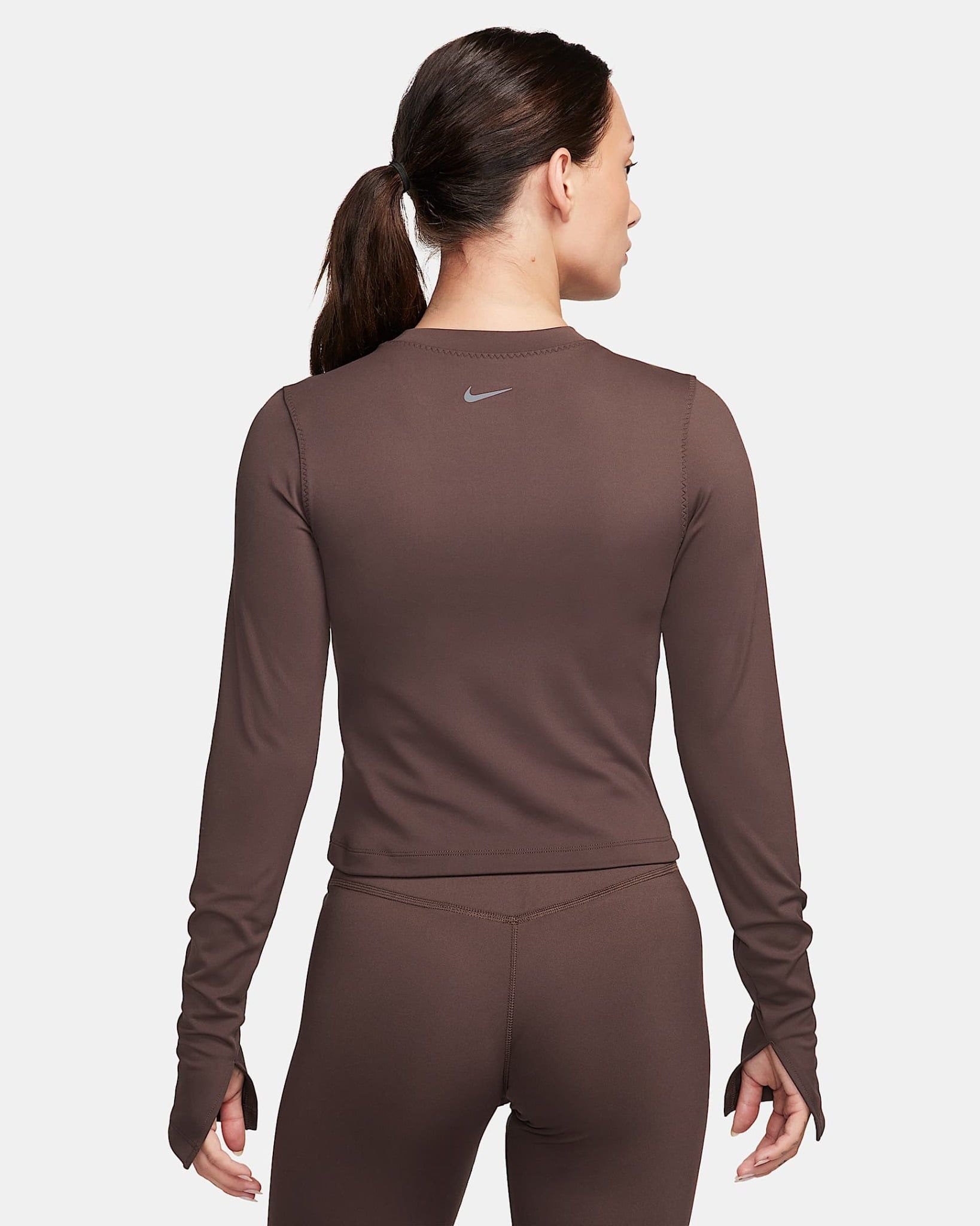 Nike - Áo tay dài thể thao Nữ One Fitted Women's Dri-FIT Long-Sleeve Top