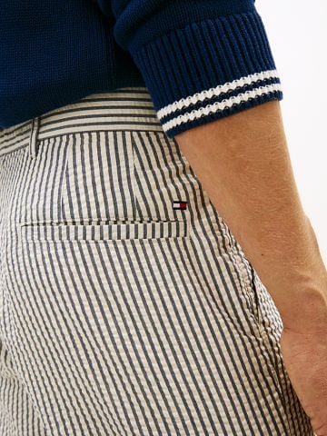 Tommy Hilfiger - Quần Kaki Ngắn Nam Dover Regular Straight Stripe Seersucker Chino Shorts - 2