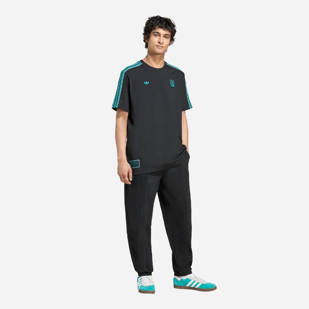 adidas - Áo thun đá banh Nam Men's Adidas Liverpool Fc Terrace Icons T-Shirt - Black