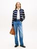 Tommy Hilfiger - Quần Jean Dài Nữ Crest Embroidery Mid Rise Barrel Leg Jeans