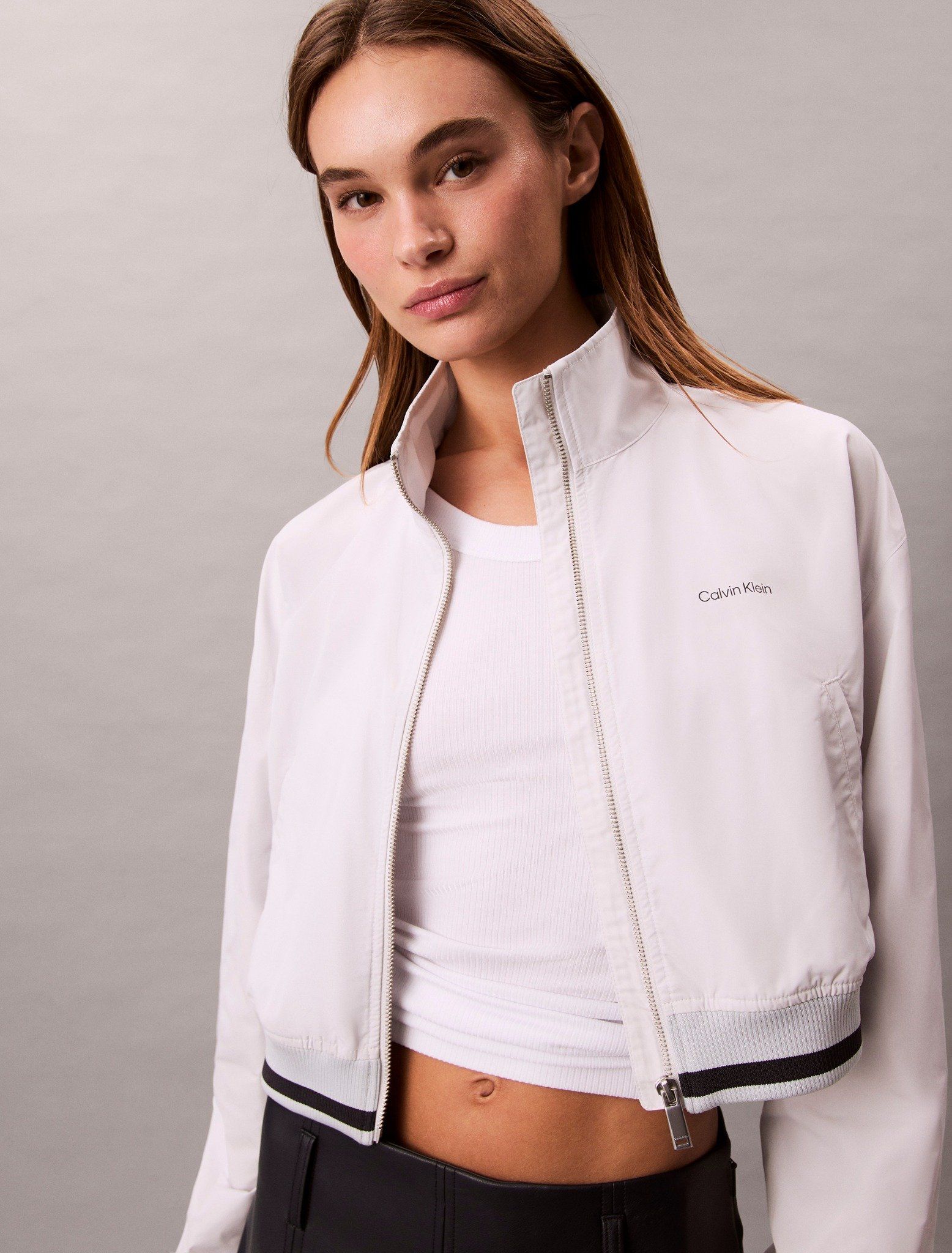 Calvin Klein - Áo khoác nữ Woven Track Jacket
