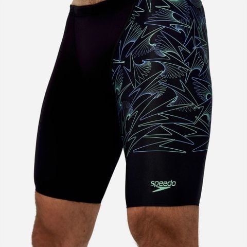 Speedo - Quần bơi nam Hyperboom V-Cut Jam Green Jammers - 4