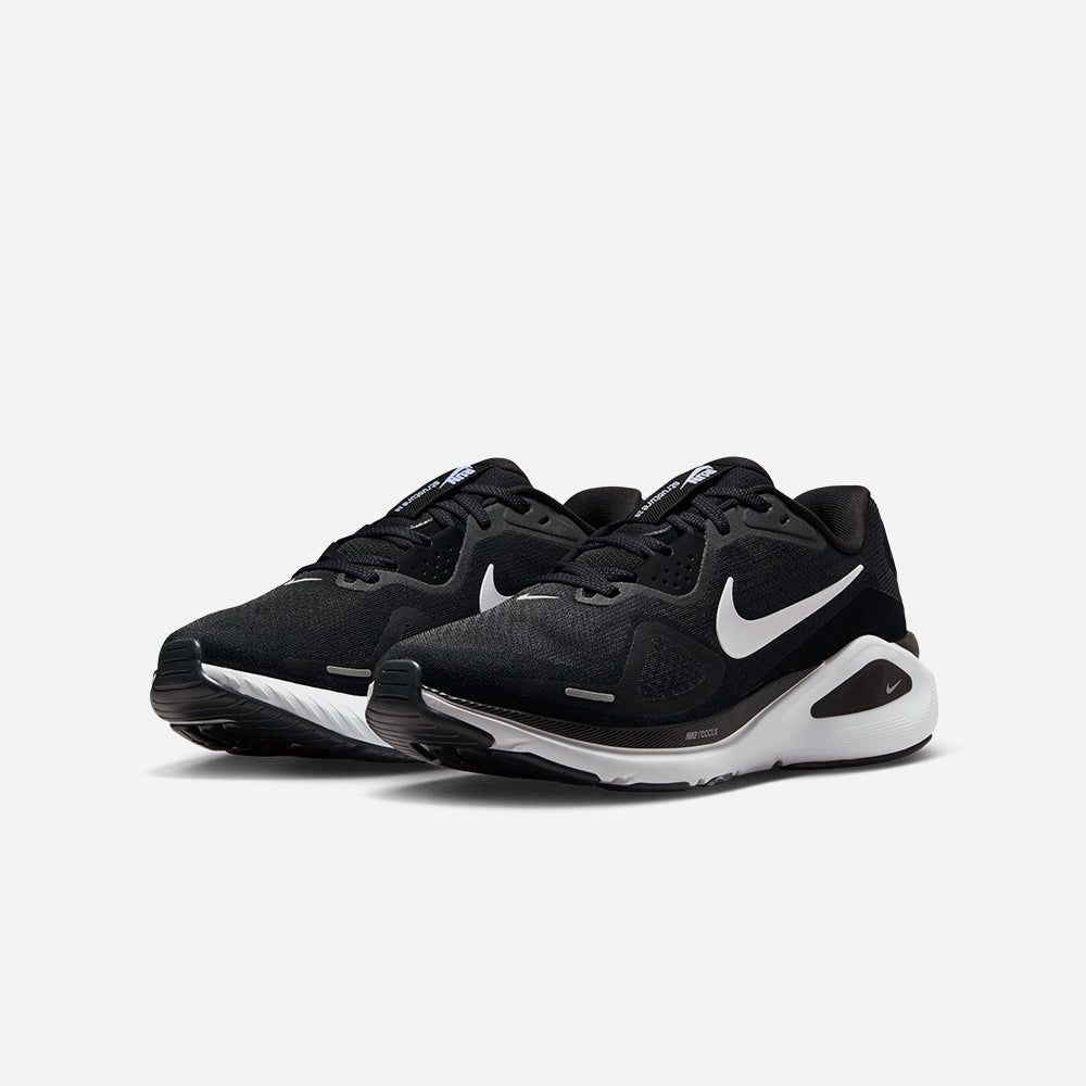 Nike - Giày chạy bộ Nữ Women's Nike Structure 26 Wide Running Shoes - Black