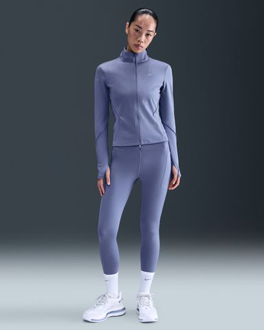 Nike - Áo khoác thể thao Nữ Swift Women's Dri-FIT Full-Zip Mid-Layer Running Top