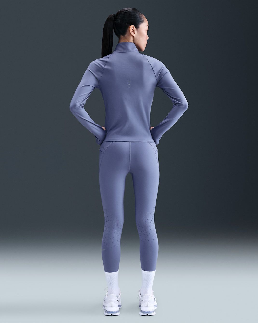 Nike - Áo khoác thể thao Nữ Swift Women's Dri-FIT Full-Zip Mid-Layer Running Top