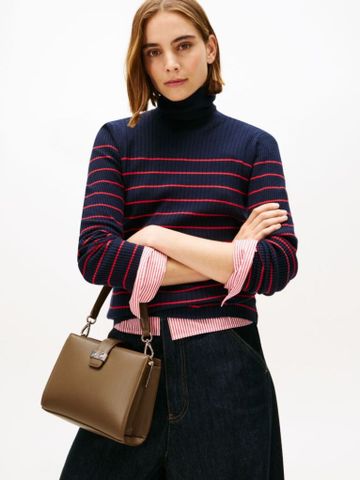 Tommy Hilfiger - Túi Xách Cầm Tay Nữ TH Heritage Mini Satchel