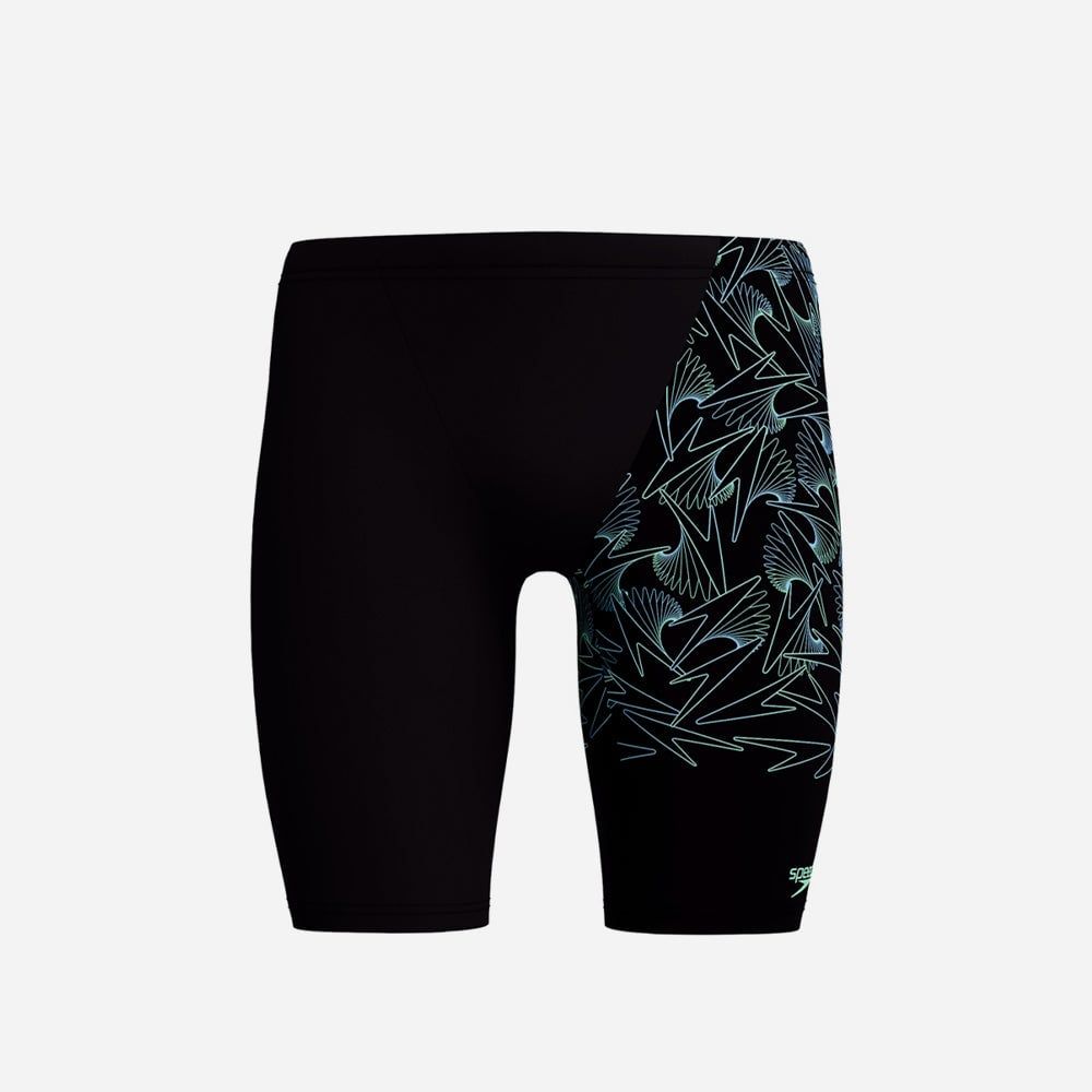 Speedo - Quần bơi nam Hyperboom V-Cut Jam Green Jammers